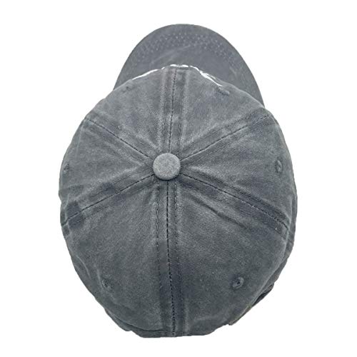 Women's Mama Bear Arrow Baseball Hat Embroidered Washed Denim Mom Cap - color: Mama Bear - Grey