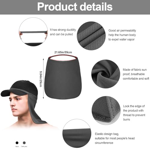 Tatuo Neck Neck Cover for Sun - color: Black, Gray