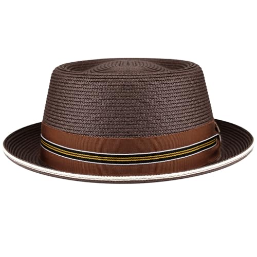 Bailey 1922 Carver Pork Pie Hat - Dusty Olive/XXL - color: Java Bean, size: XX-Large