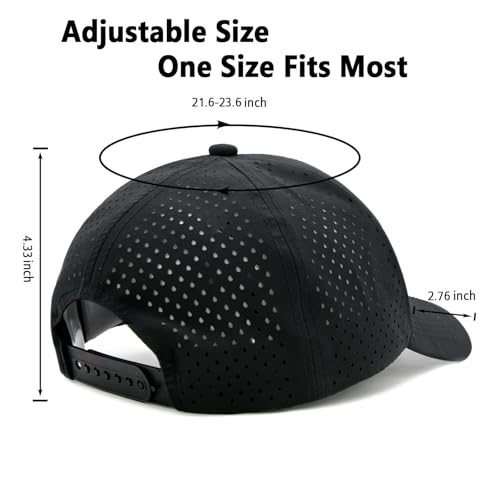 Quick Dry Trucker Hat for Men & Women Workouts Hats - color: Black