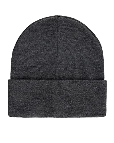 Levi's Mens All-Season Hero Beanie Soft Knit Cuffed Winter Hat, Warm & Comfortable Everyday Style - color: Grey Solid
