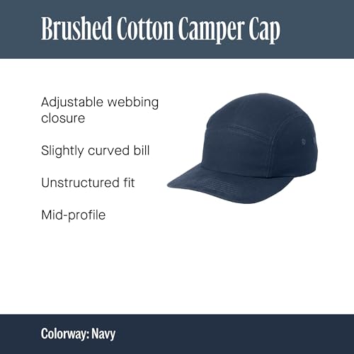 Port Authority Brushed Cotton Camper Cap - color: Black