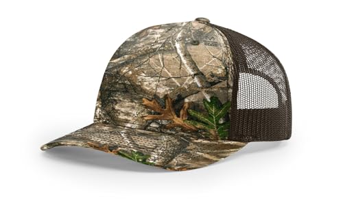 Printed Five-Panel Trucker Hat by Cotton Paperie - color: Edge/Brown