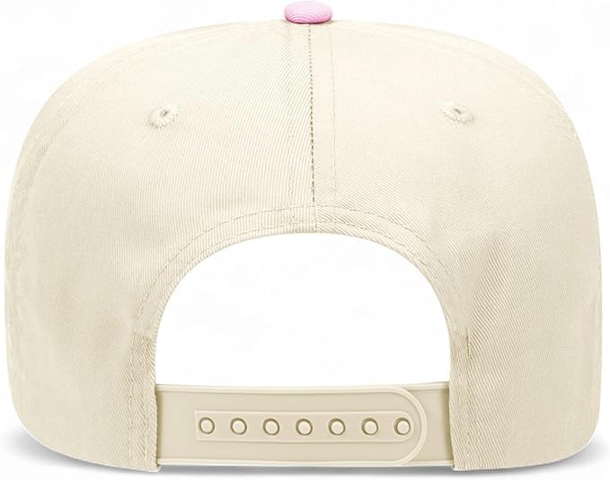 Carter Collegiate Hat - color: Pink/Natural