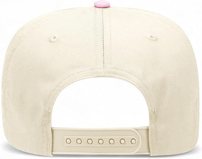 Carter Collegiate Hat - color: Pink/Natural