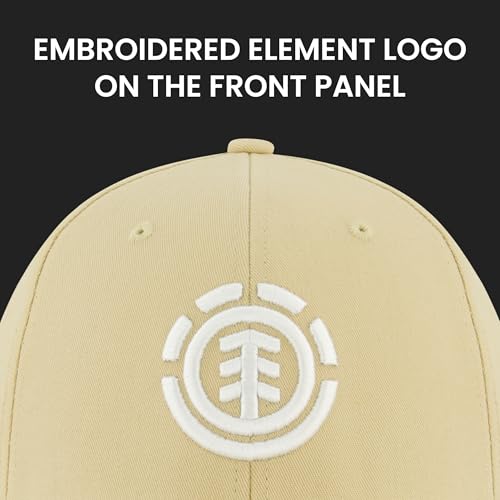Element Unisex Adult Element Baseball Hat, Adult Flex Fit Active Sport Cap with Curved Brim - color: Khaki