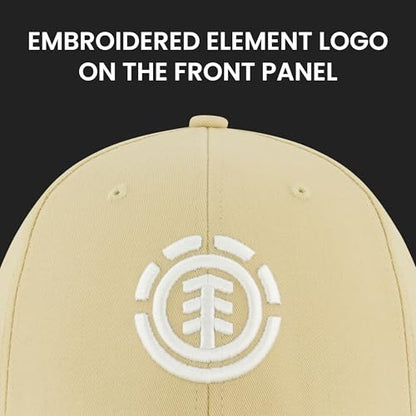Element Unisex Adult Element Baseball Hat, Adult Flex Fit Active Sport Cap with Curved Brim - color: Khaki