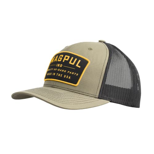 Magpul Trucker Hat Snap Back Baseball Cap, One Size Fits Most - color: Go Bang Olive