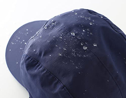Connectyle Men's Water-Resistant Winter Hat Reflective Fleece Lined Earflap Cap Warm Baseball Sports Hat - color: Navy Blue