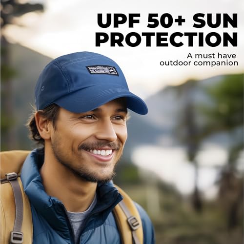 5 Panel Hat for Men - Stylish Baseball Cap, Camp Hat for Women, Casual Trucker Hat & Stylish Running Hat for Sun Protection
