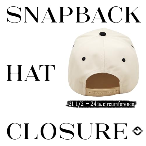 Funky Junque Adult Trucker Snapback Hat 2-Tone Baseball Cap - color: Born to Yap Forced to Work - Black/Beige