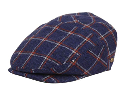 EPOCH Men's Contemporary Winter Wool Newsboy Ivy Hat - color: Iv5007navy, size: Small-Medium