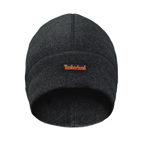 Timberland Men’s 2-in-1 Fleece Balaclava - Water Resistant, Convertible Hood with Face Cover, Soft Fleece for Cold Weather - color: Black