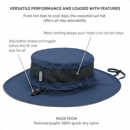 Columbia Unisex Bora Bora Booney Sun Protection Hat - color: Collegiate Navy