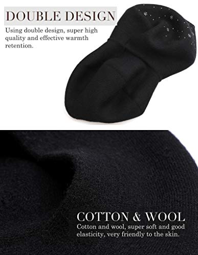 Sumolux Women Beret Hat French Beret Beanie Cap Classic Solid Color - color: Black, size: One Size