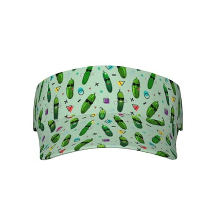 Unisex Adjustable Sports Sun Visor - color: Pickle