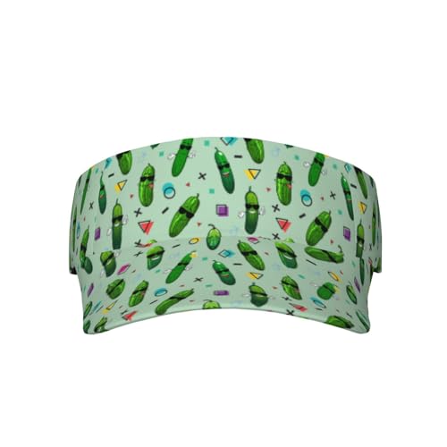 Unisex Adjustable Sports Sun Visor - color: Pickle