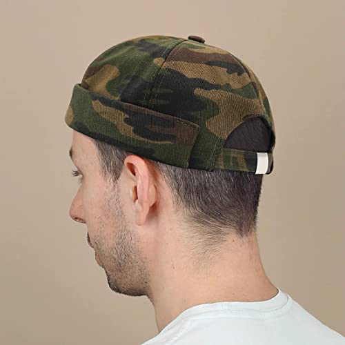 Glamorstar Dome Brimless Hats for Women Men Sailor Docker Beanie Cap Hip Hop Hats - color: Camo