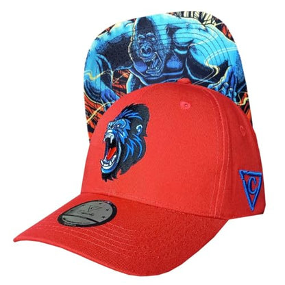Capiche [99+ Variations] Special Series Snapback Cap - One Size Unisex Men - color: Gorilla Curved