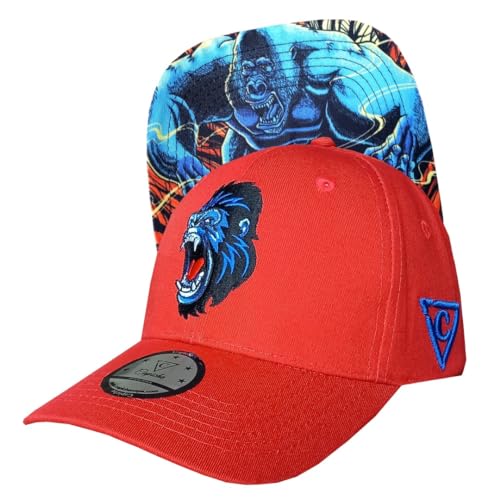 Capiche [99+ Variations] Special Series Snapback Cap - One Size Unisex Men - color: Gorilla Curved