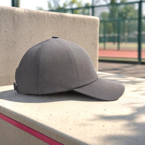 Quick Dry Baseball Cap with Adjustable Strap - color: Grey