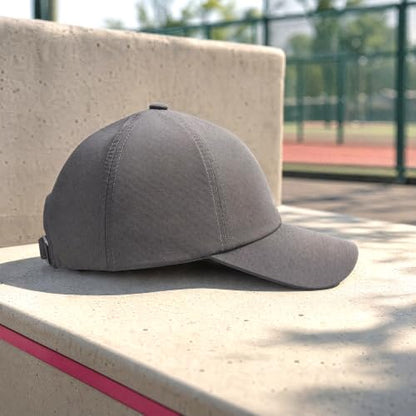Quick Dry Baseball Cap with Adjustable Strap - color: Grey