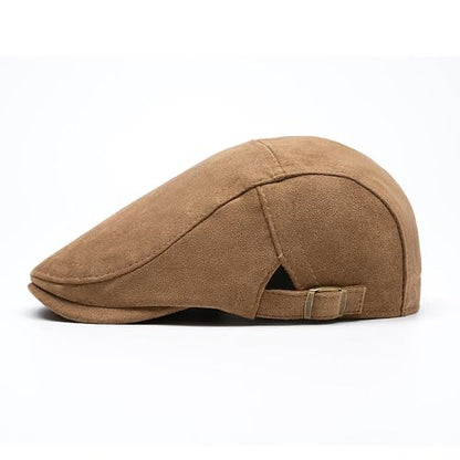 Mens Newsboy Cap Flat Ivy Gatsby Hat Adjustable Cabbie Cap for Women - color: Grey