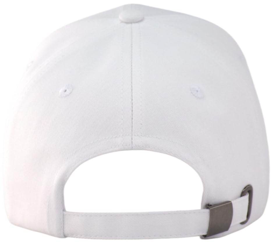 TSSGBL Classic Plain Baseball Cap, Small/M-L/XL-3XL Big Head Fit, Unisex Adjustable Cotton Structured Golf Dad Hat - color: C-white, size: Medium-Large