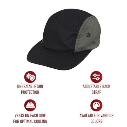 Rothco 5 Panel Street Cap - color: Olive Drab / Black