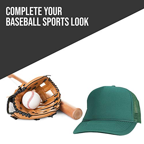 2 Packs Baseball Caps Blank Trucker Hats Summer Mesh Cap (2 FOR Price of 1) - color: Green