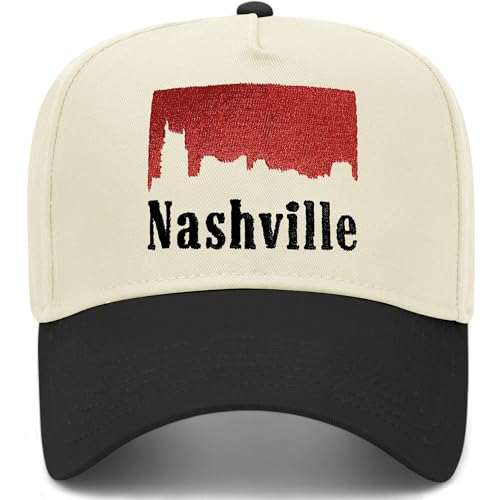 BROTHER TRUCKERS Nashville Skyline Hat - color: Black/Natural