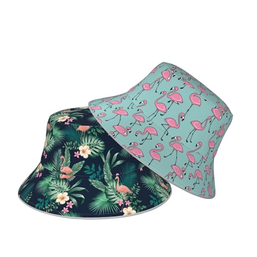 Bucket Hat Hat Reversible Fisherman Hats Double Sided Wearing Women Men - color: Black25