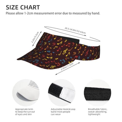 Leopard Print Sun Visor Hat Adjustable Sports Beach Cap for Men Women - color: 20