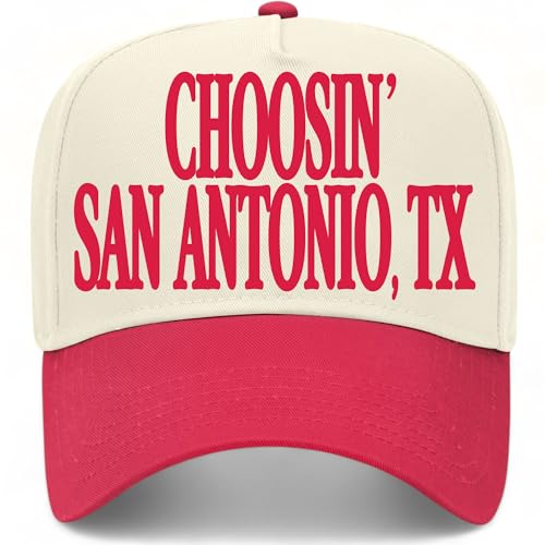 Choosin' San Antonio Texas Hat - color: Red/Natural