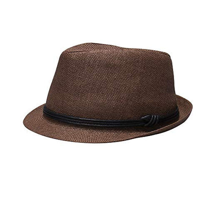 Levi's Men's Straw Fedora Hat - color: Brown Straw, size: Large-X-Large