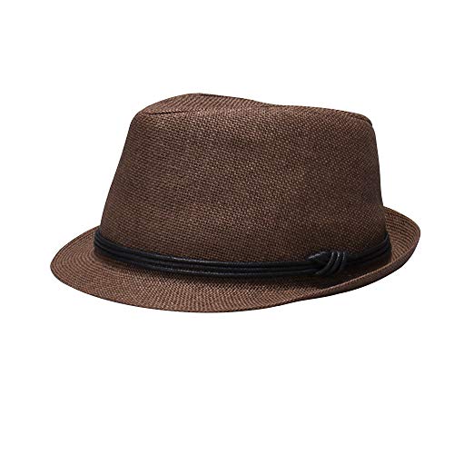 Levi's Men's Straw Fedora Hat - color: Brown Straw, size: Small-Medium