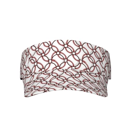Unisex Adjustable Sports Sun Visor - color: Baseball