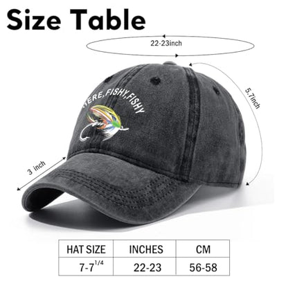 Fishing Adjustable Cotton Baseball Cap, Funny Trucker Hat Gift for Men Women Grandpa Dad Fishing Lover Fisherman - color: G