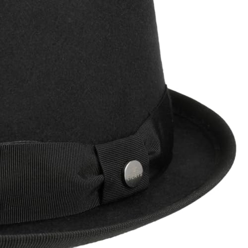 Lierys Diamond Crown Pork Pie Hat Women/Men | - color: Black, size: 7-7 1/8