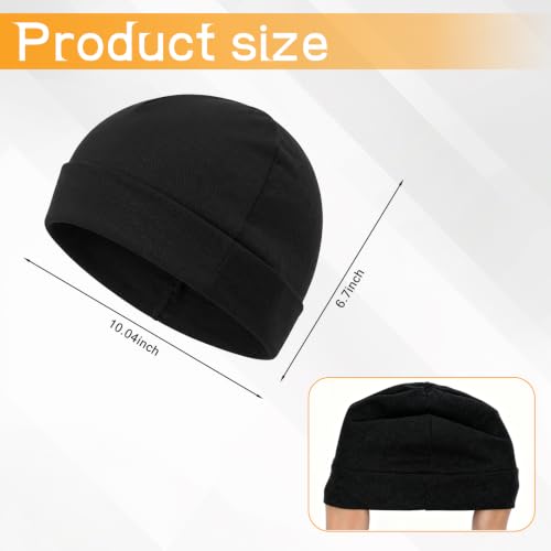Cotton Skull Caps for Men Women Breathable Night Cap Beanie Sleep Hats