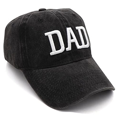 Mom and Dad Hats Fathers Day Mom Dad Gifts Hat Embroidered Adjustable Baseball Caps New Parents Gifts for Couples - color: Red Mom Hat and Black Dad Hat