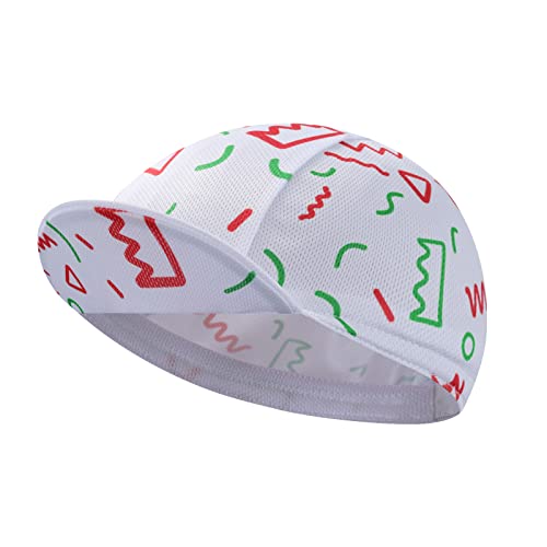 Canadian Flag Cycling Cap - Polyester Cycling Hat-Under Helmet - Cycling Helmet Liner Breathable&Sweat Uptake - color: A4