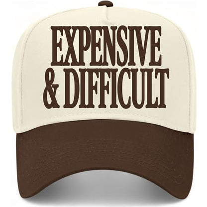 BROTHER TRUCKERS Expensive & Difficult Hat - color: Brown/Natural
