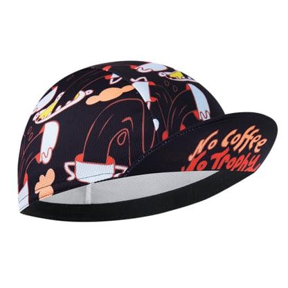 Cycling Cap for Man and Woman Cycling Hat Under Helmet-Polyester Breathable Sweat Absorbent - color: Go-10