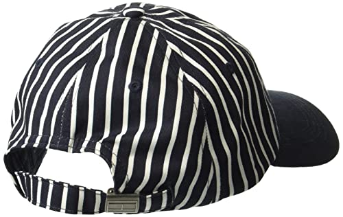 Tommy Hilfiger Men's Cotton Logo Adjustable Baseball Cap - color: Hilfiger Navy