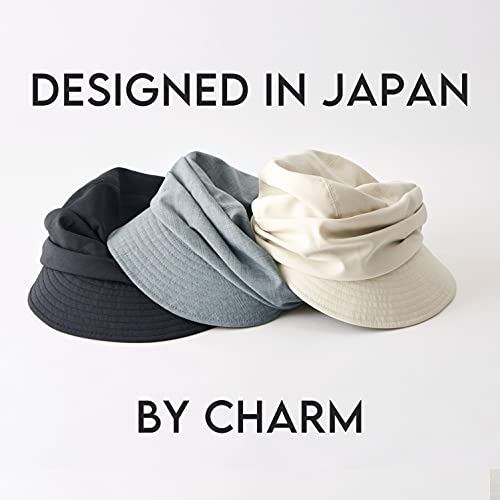 CHARM Organic Cotton Sun Hat for Women - color: Ivory