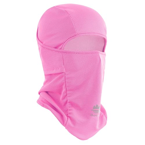 Balaclava Ski Mask, Sun Protection Breathable Face Cover Men Women - color: Pink