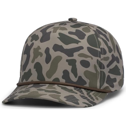 Pacific Headwear Duck Camo 5-Panel Trucker Cap - color: Coastland