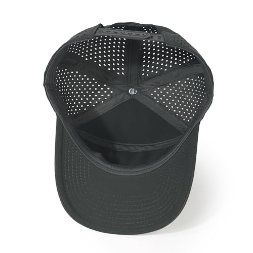 HH HOFNEN Quick Dry Baseball Cap Snapback Golf Trucker Hat for Man Women - color: 1-darkgray