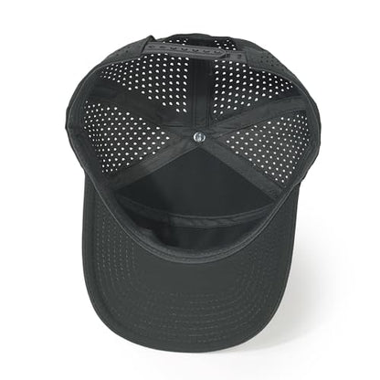 HH HOFNEN Quick Dry Baseball Cap Snapback Golf Trucker Hat for Man Women - color: 1-darkgray